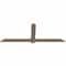 Ekena Millwork Eugene Smooth Timber Gable Bracket, Douglas Fir, 84"W x 31"H x 1 1/2"D x 5 1/2"F, 9/12 Pitch GBW084X31X0206EUG00SDF - alternate 4